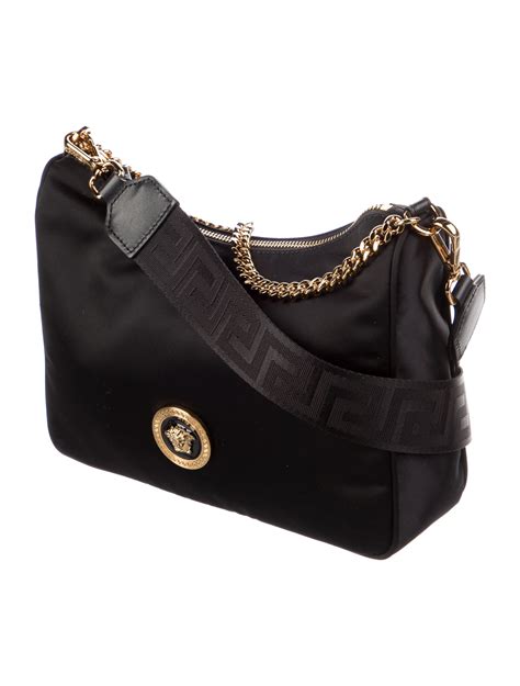 versace nylon shoulder bag|Mehr.